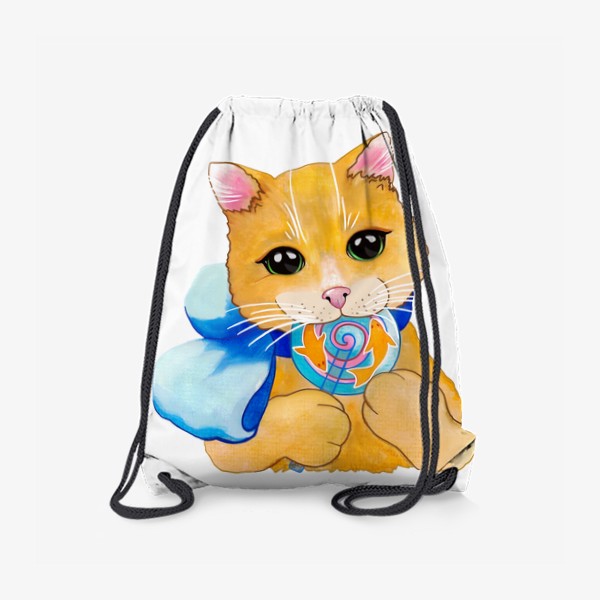 Рюкзак «Кот с леденцом»