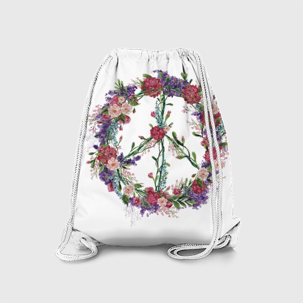 Рюкзак «Peace flowers»