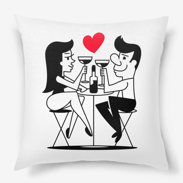 Подушка «парень и девушка»