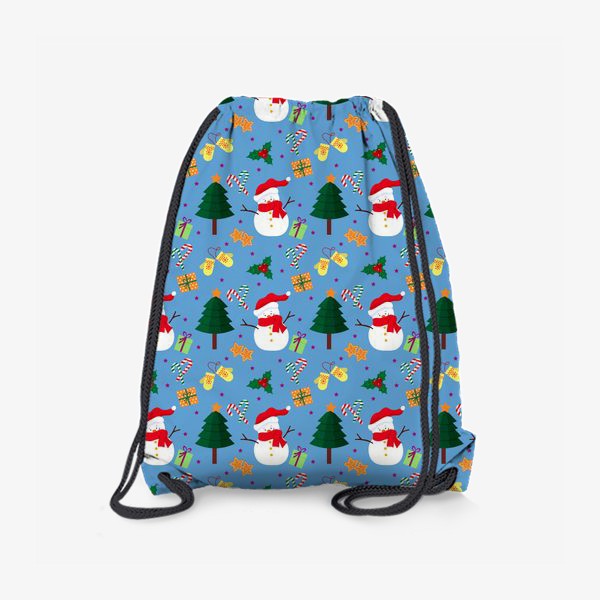 Рюкзак «Снеговик. подарки и печеньки»