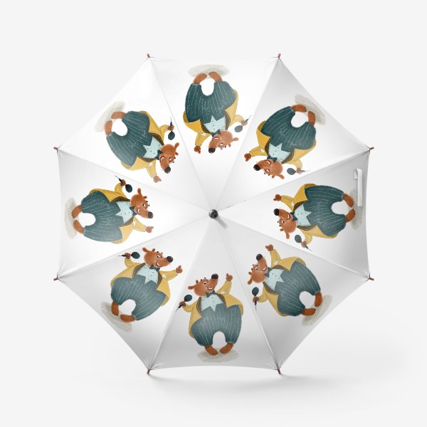 Зонт «Мишка-конферансье »