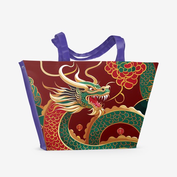 Пляжная сумка «Китайский дракон»