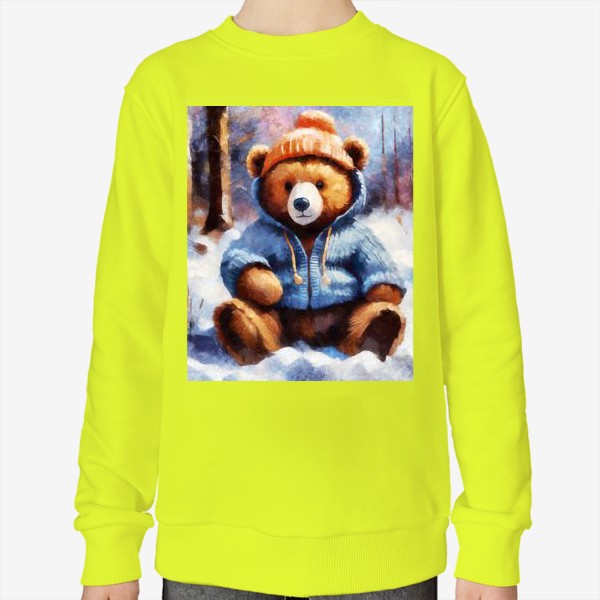 Свитшот «Медведь в вязаной одежде»