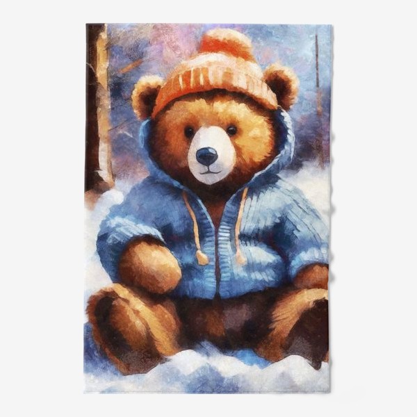 Полотенце «Медведь в вязаной одежде»