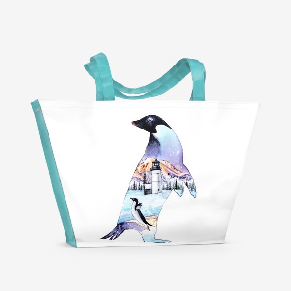 Пляжная сумка «Пингвин Адели»