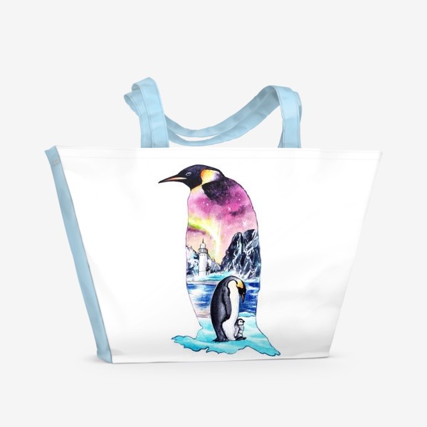 Пляжная сумка «Королевский пингвин»