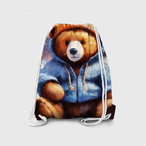 Рюкзак «Медведь в вязаной одежде»