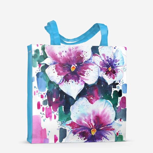 Сумка-шоппер «Фиолетовые орхидеи»