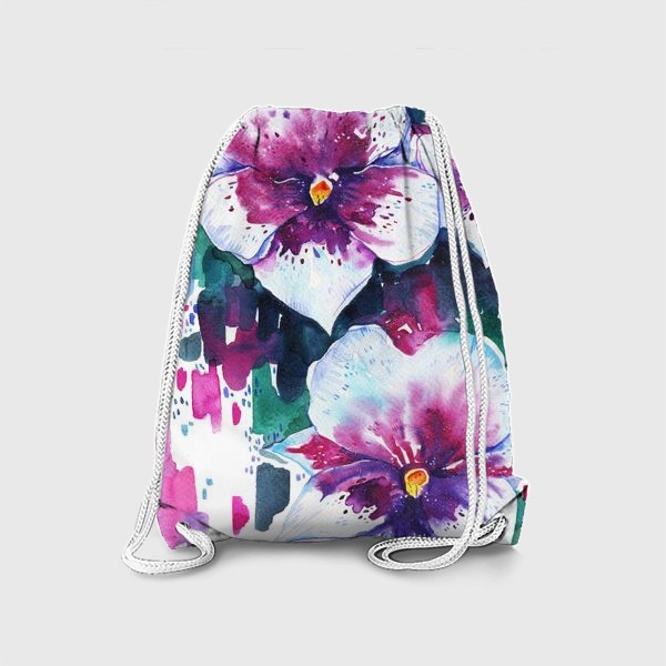 Рюкзак «Фиолетовые орхидеи»