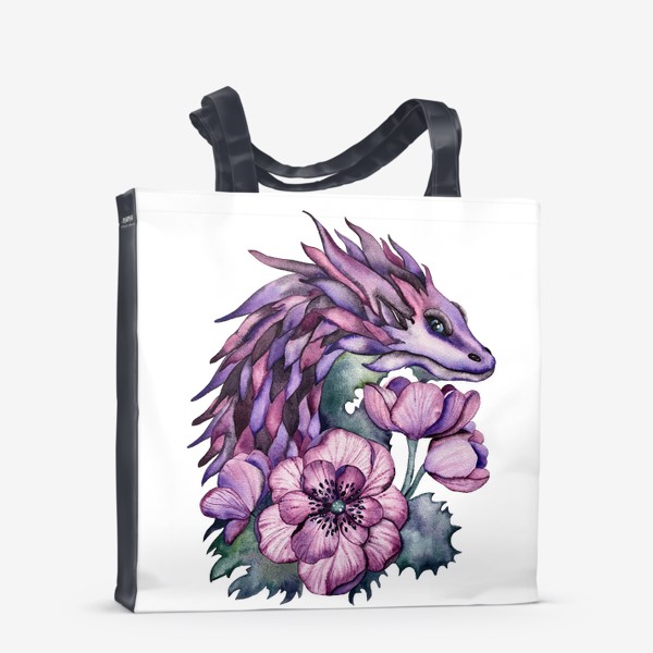 Сумка-шоппер «Фиолетовый дракон 2024»