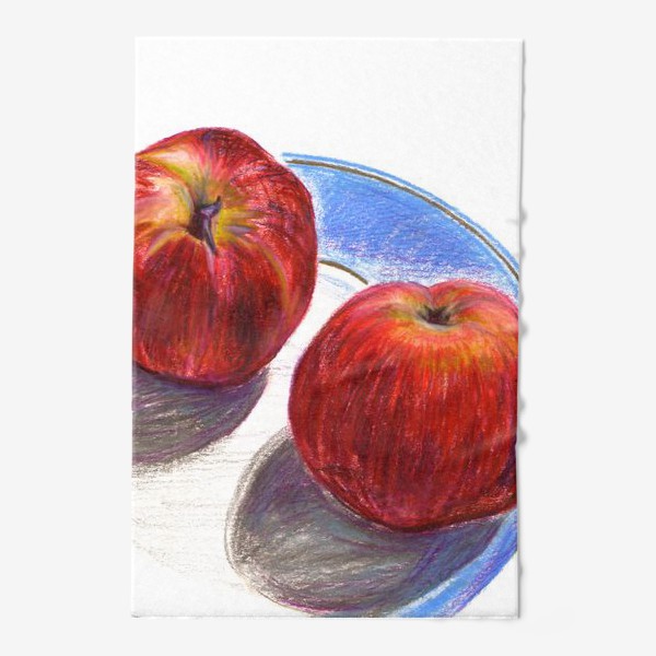 Полотенце «Два яблока на тарелке»