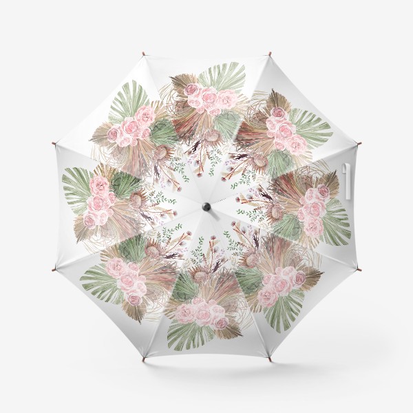 Зонт «Тропический букет сухоцветов»