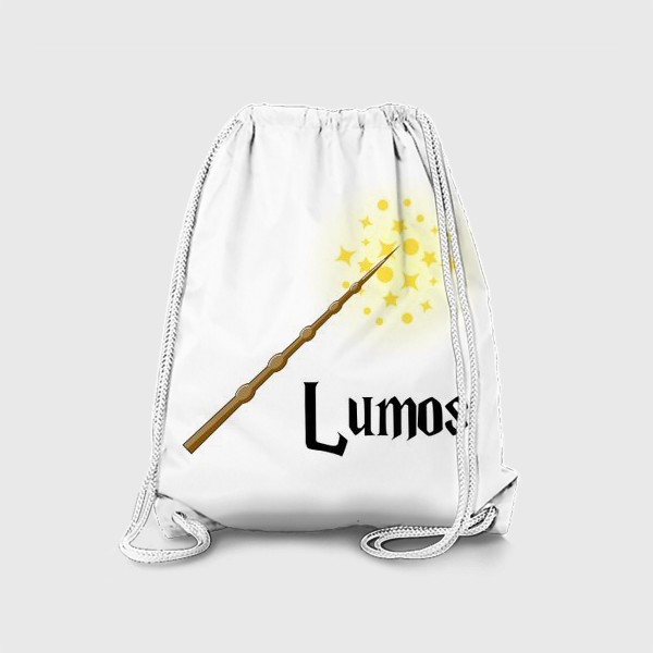 Рюкзак «Люмус. Волшебная палочка и заклинание света. Гарри Поттер»