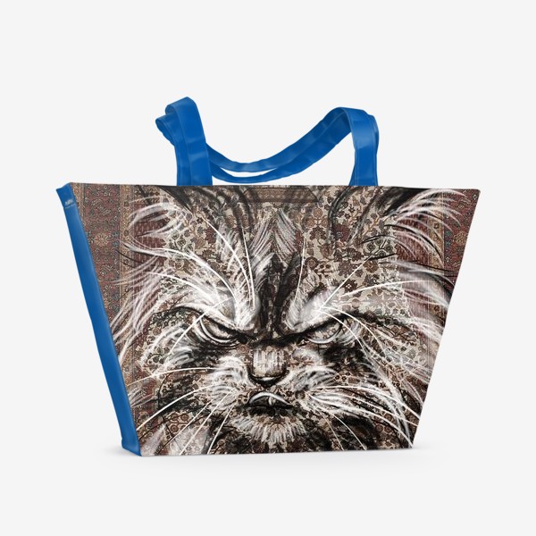 Пляжная сумка «Его Ворсейшество. Персидский кот»