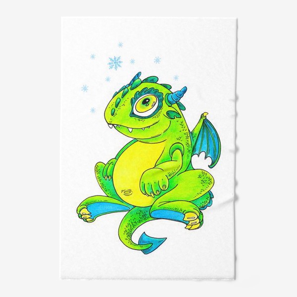Полотенце «Зеленый дракон»