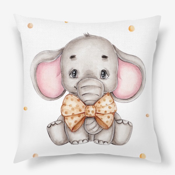 Подушка «Слоненок с бантиком»