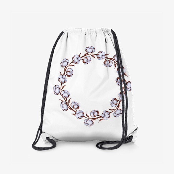 Рюкзак «Венок из цветов хлопка»