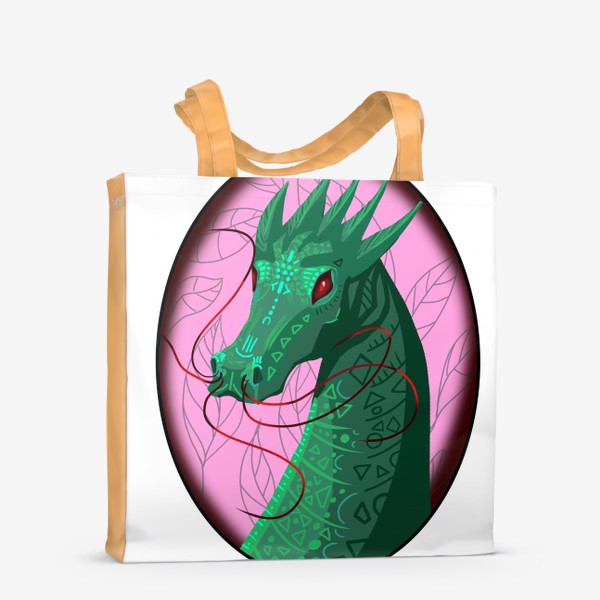 Сумка-шоппер «Зеленый дракон»