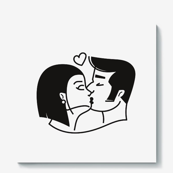 Холст «поцелуй»