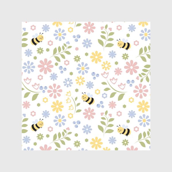 Скатерть «Пчелки и цветы»