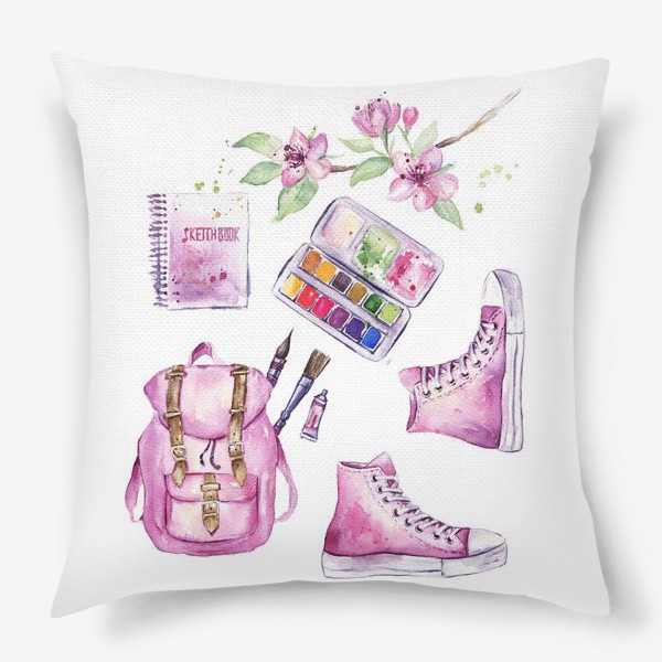 Подушка «Розовый сет»