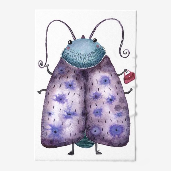 Полотенце «Бабочка с сумочкой»