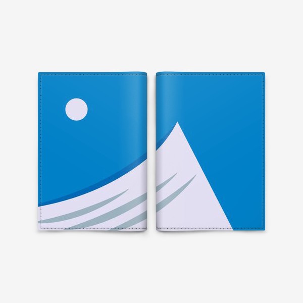 Обложка для паспорта «Гора или кит»