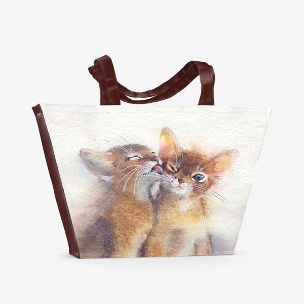 Пляжная сумка «кошачий поцелуй»