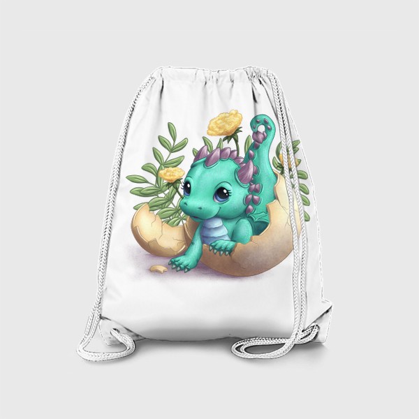 Рюкзак «Маленький дракон вылезает из яйца»