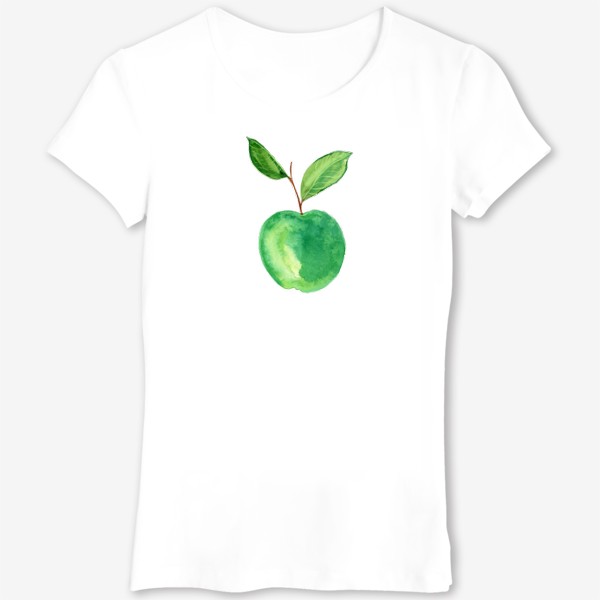 Футболка «зелёное яблоко»
