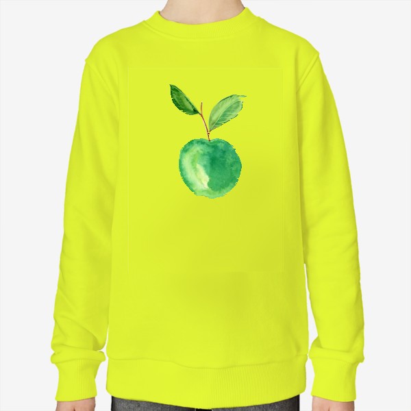 Свитшот «зелёное яблоко»