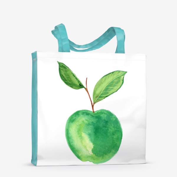 Сумка-шоппер «зелёное яблоко»