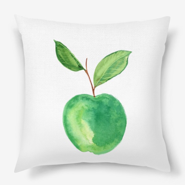 Подушка «зелёное яблоко»