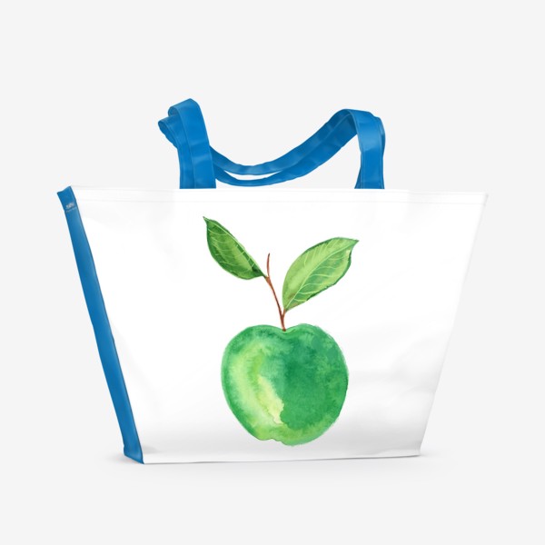 Пляжная сумка &laquo;зелёное яблоко&raquo;