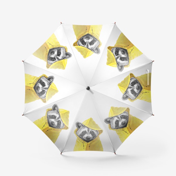 Зонт «Енот в дождивике »