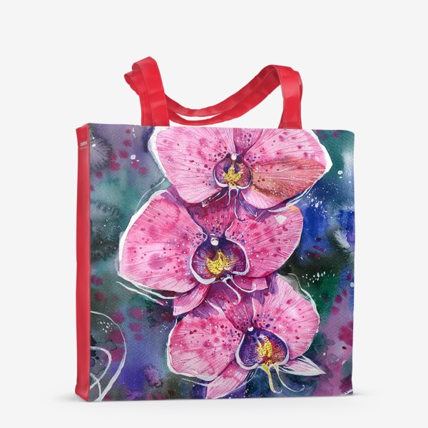 Сумка-шоппер «Космические орхидеи»