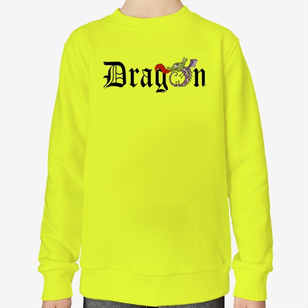 Свитшот «Dragon Medieval. Готический дракон. Год дракона 2024»