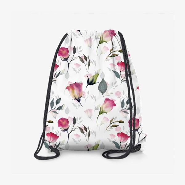 Рюкзак «Цветущая весна акварель»