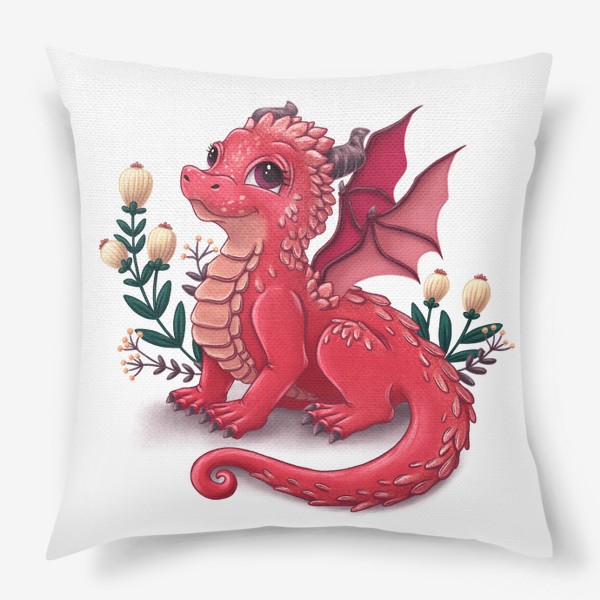 Подушка «Красный дракон»