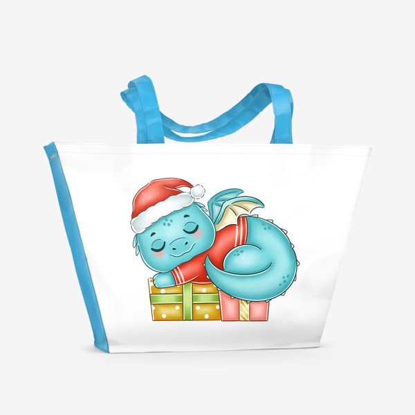 Пляжная сумка «Спящий дракон с подарками»