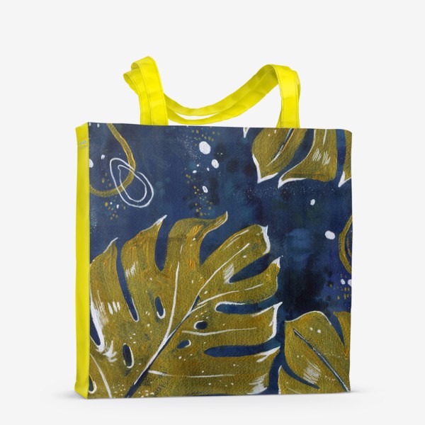 Сумка-шоппер «Золотые пальмовые листья»