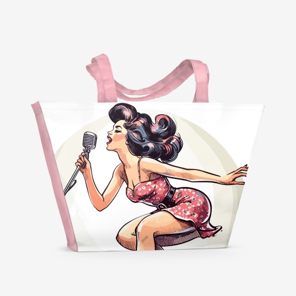Пляжная сумка «Rockabilly girl 2»