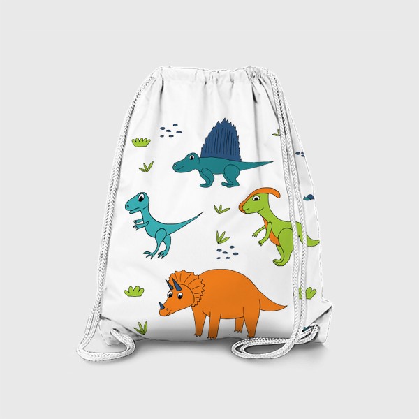 Рюкзак «динозавры. детский принт»