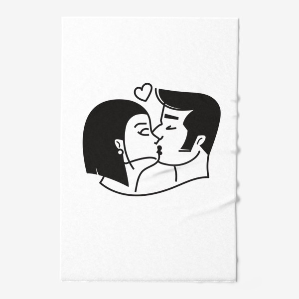 Полотенце «поцелуй»