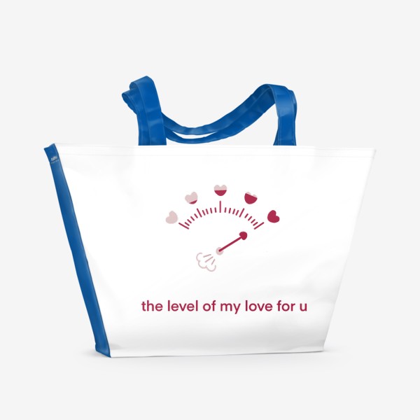 Пляжная сумка «Спидометр моей любви»