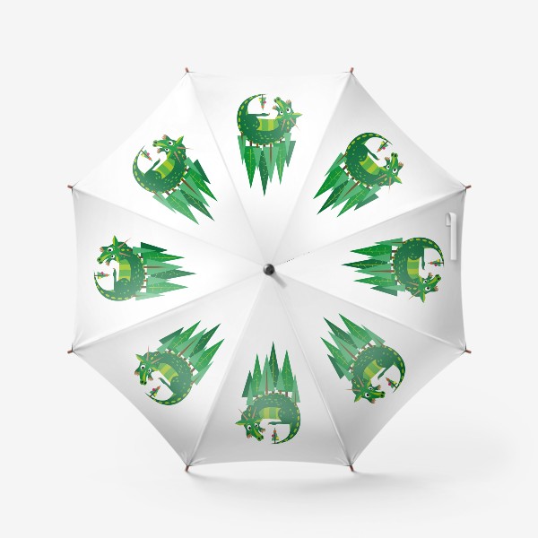 Зонт «Дракончик в лесу»