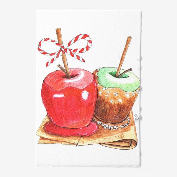 Полотенце «яблоки  в карамели»