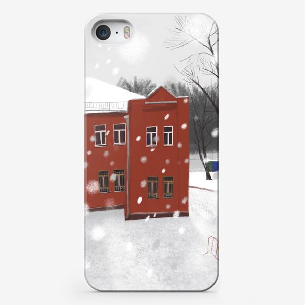 Чехол iPhone «Снег идёт»