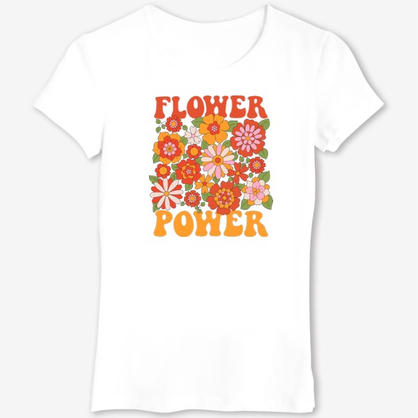 Футболка «Flower power»
