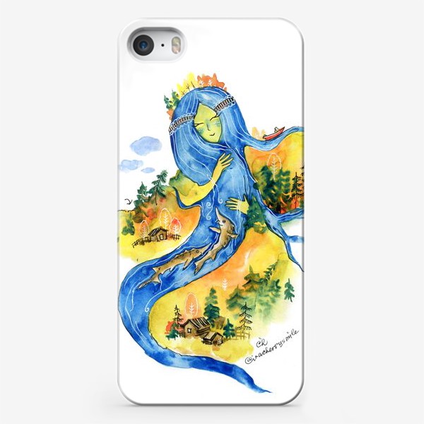 Чехол iPhone «Река-кормилица»